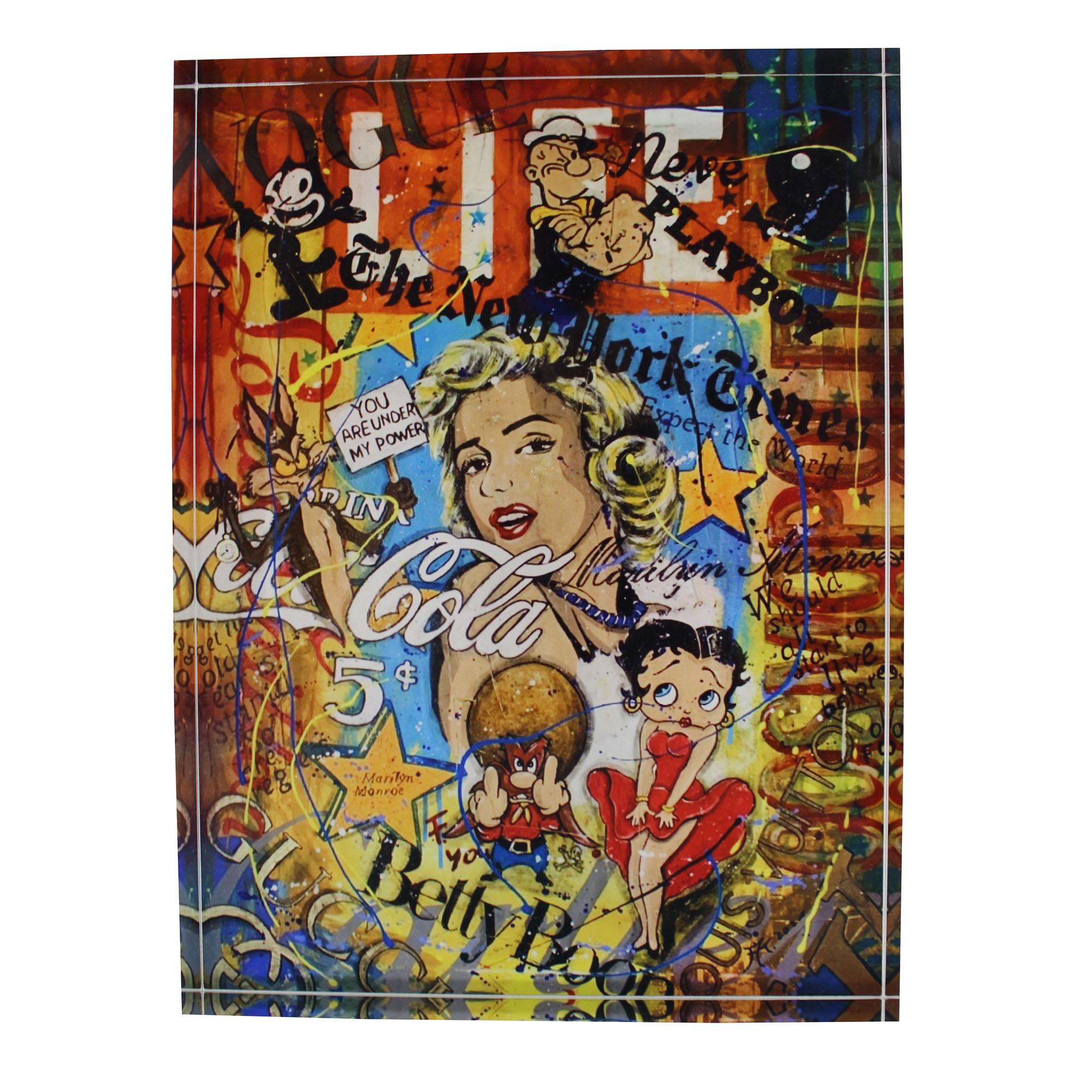 Acrylblock 15 x 20 cm - POP ART Achim Kegel