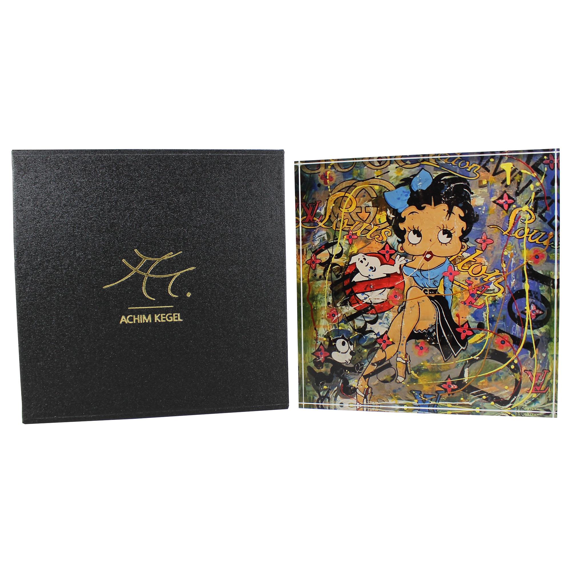 04-2000 Acrylblock 20 x 20 cm - POP ART Achim Kegel