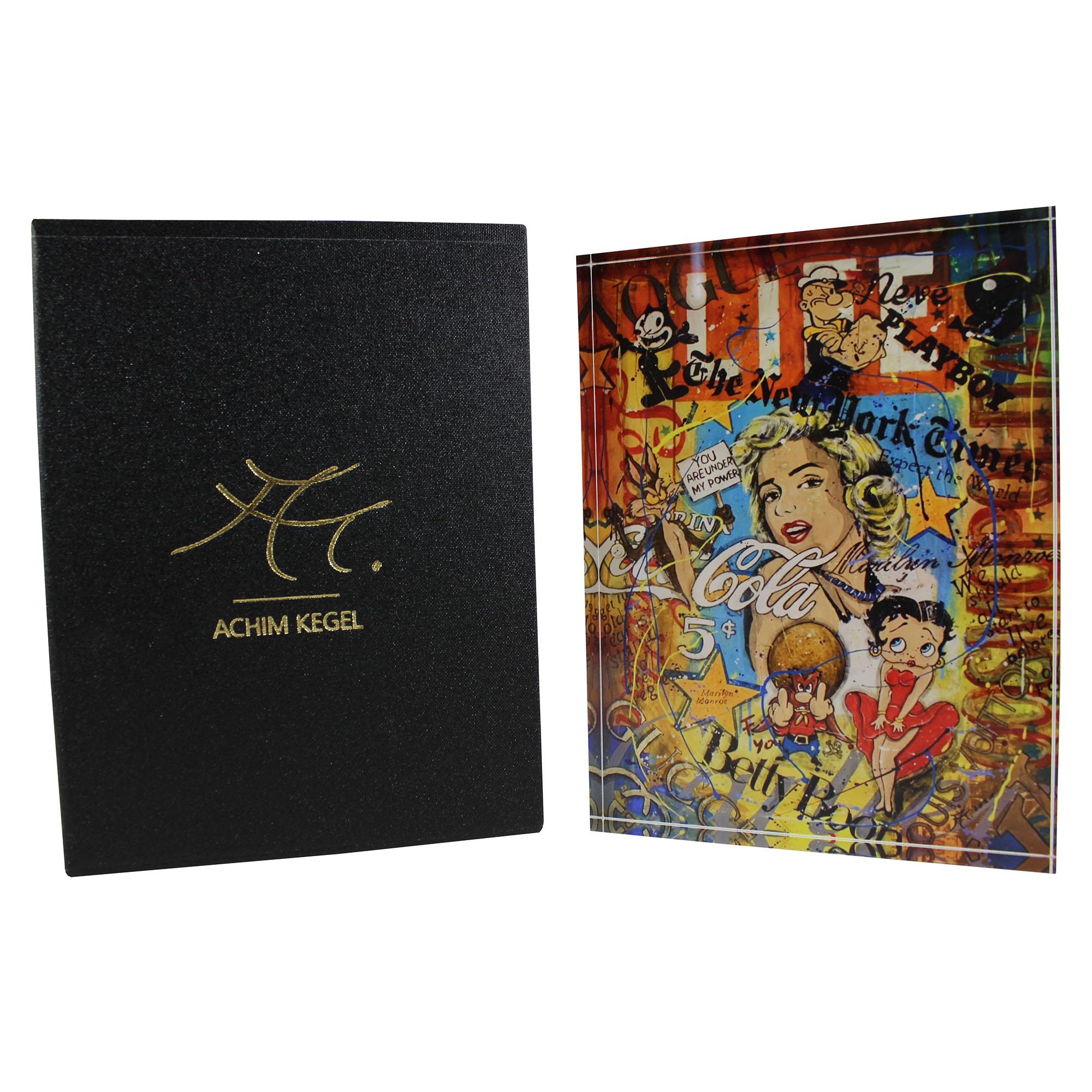 Acrylblock 15 x 20 cm - POP ART Achim Kegel