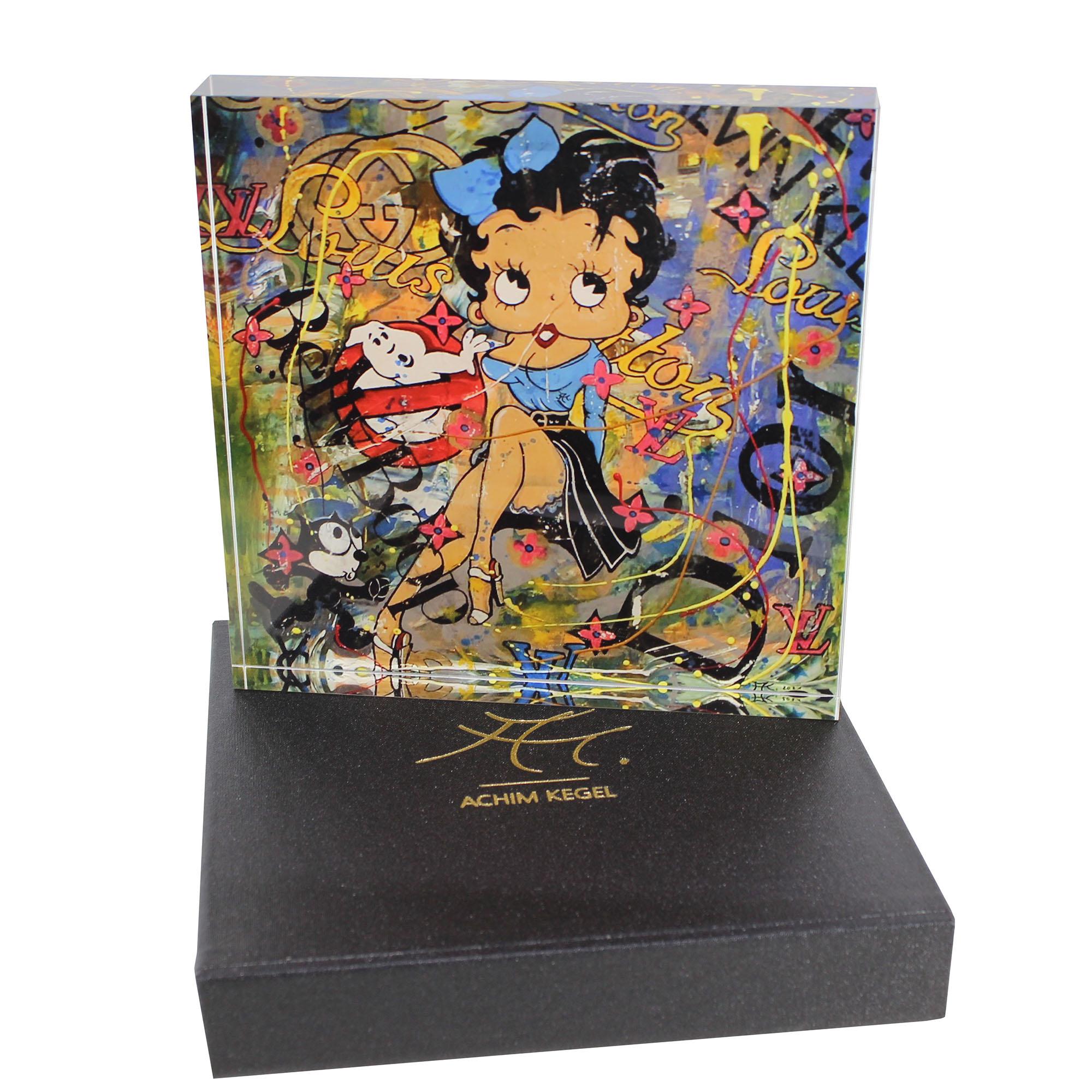 05-2000 Acrylblock 20 x 20 cm - POP ART Achim Kegel