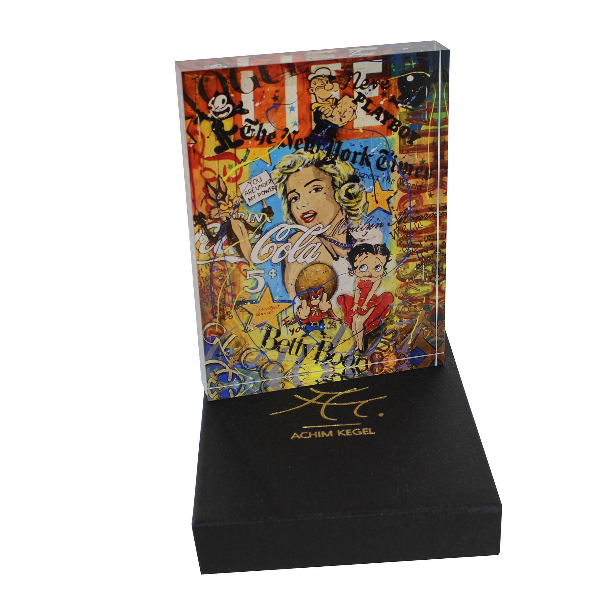 Acrylblock 15 x 20 cm - POP ART Achim Kegel