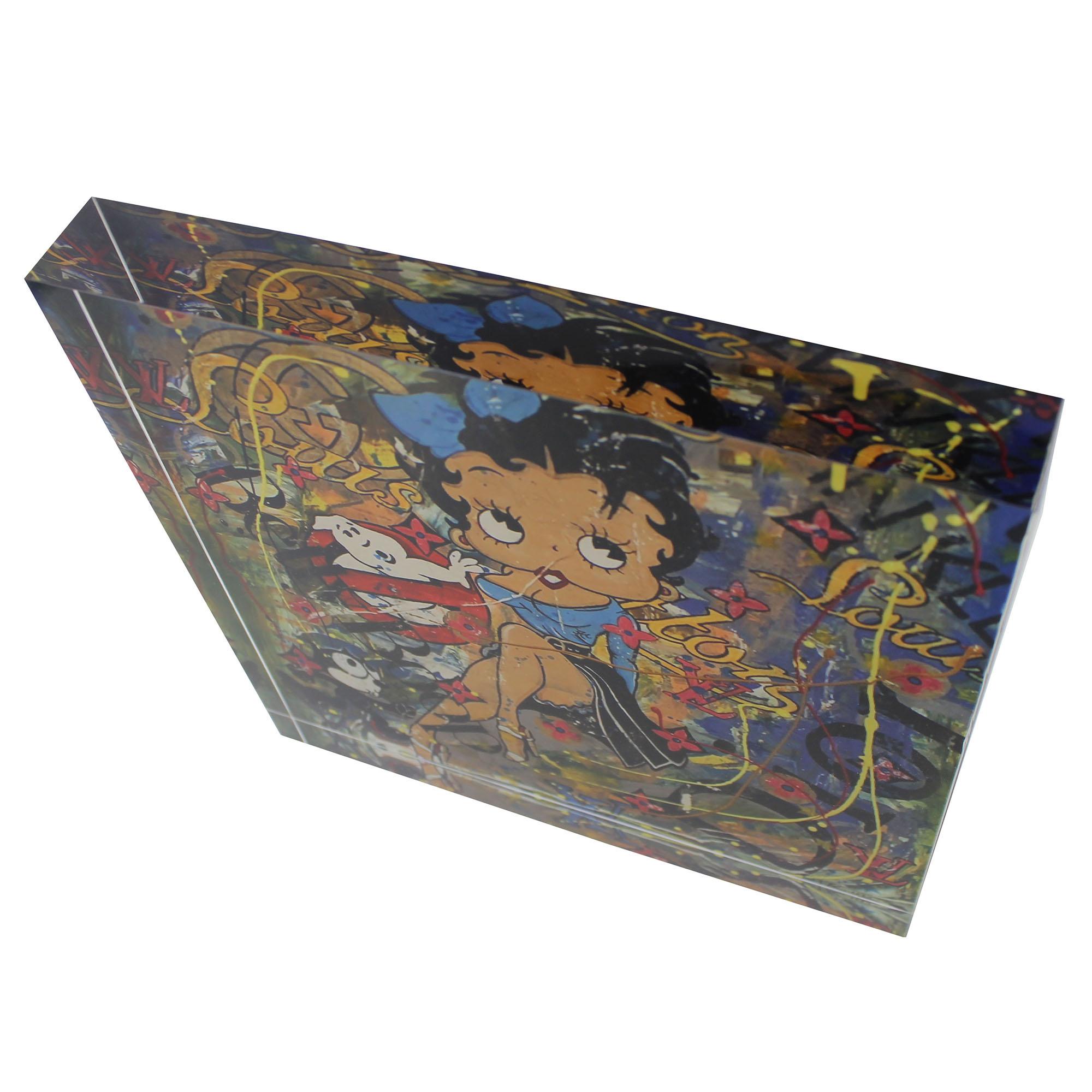 11-2000 Acrylblock 20 x 20 cm - POP ART Achim Kegel