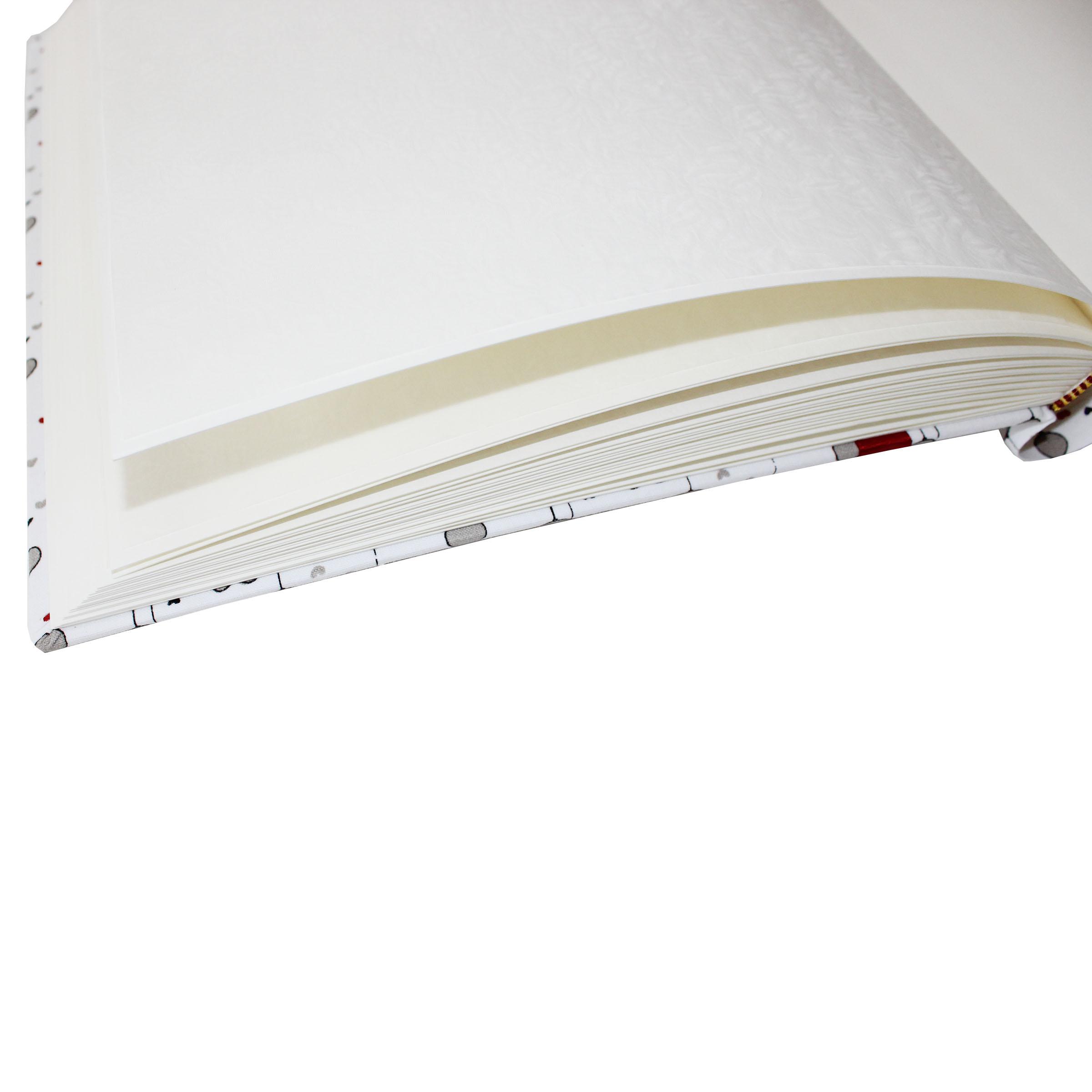 offen Fotoalbum Balloon Hearts im Baumwoll-Stoffeinband