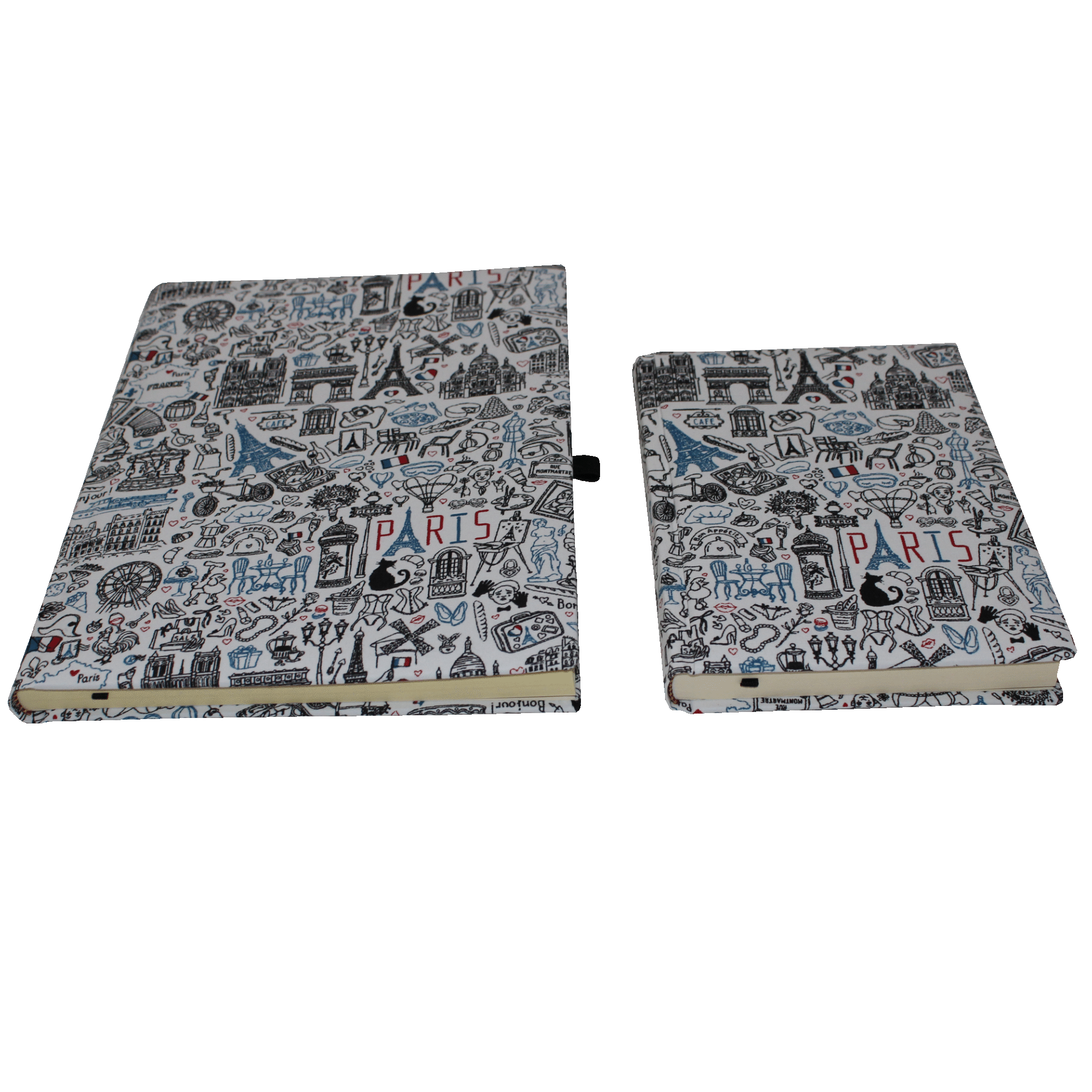 Gruppe Notizbuch Paris im Baumwoll-Softcover DIN A4