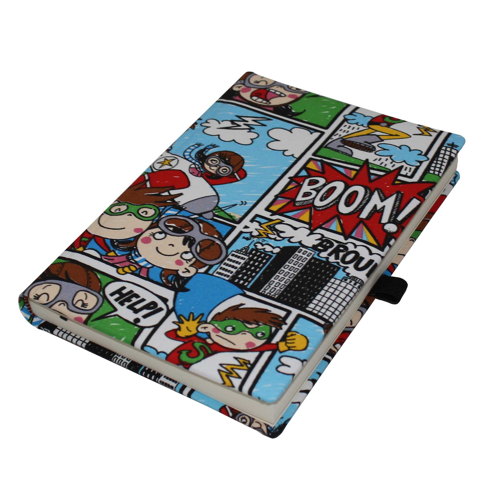 Notizbuch Comics im Baumwoll-Softcover DIN A4