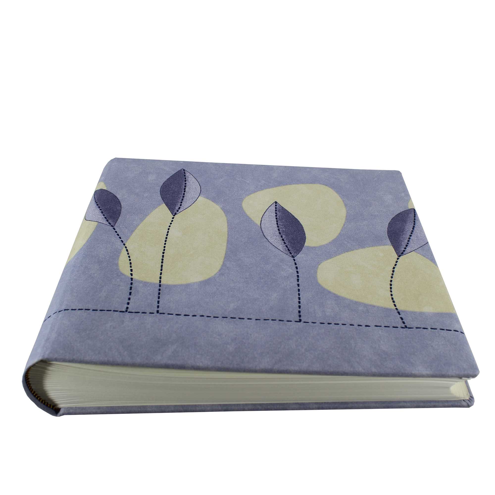 liegend Fotoalbum Petal mit stilisierten Blättern