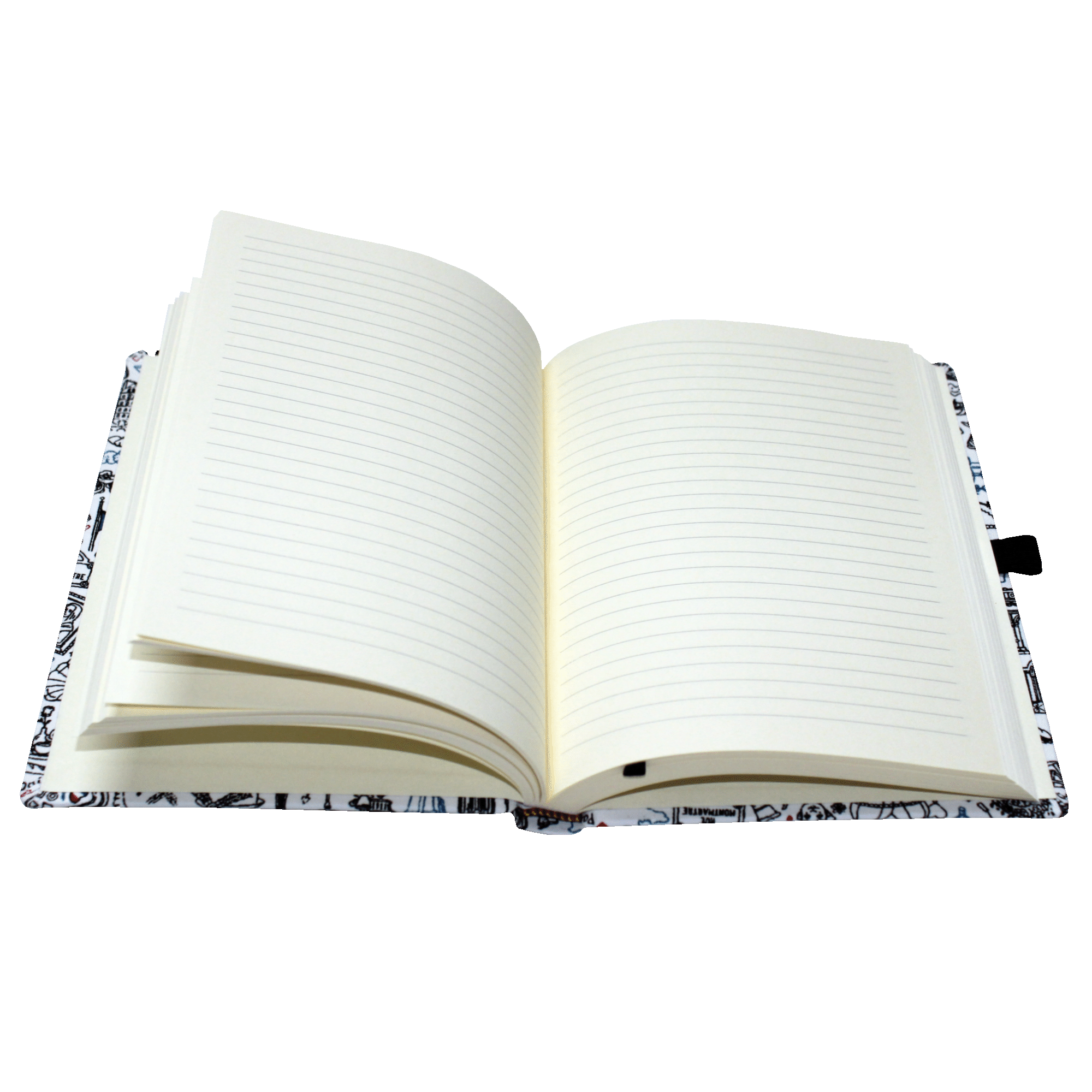offen-2 Notizbuch Paris im Baumwoll-Softcover DIN A5