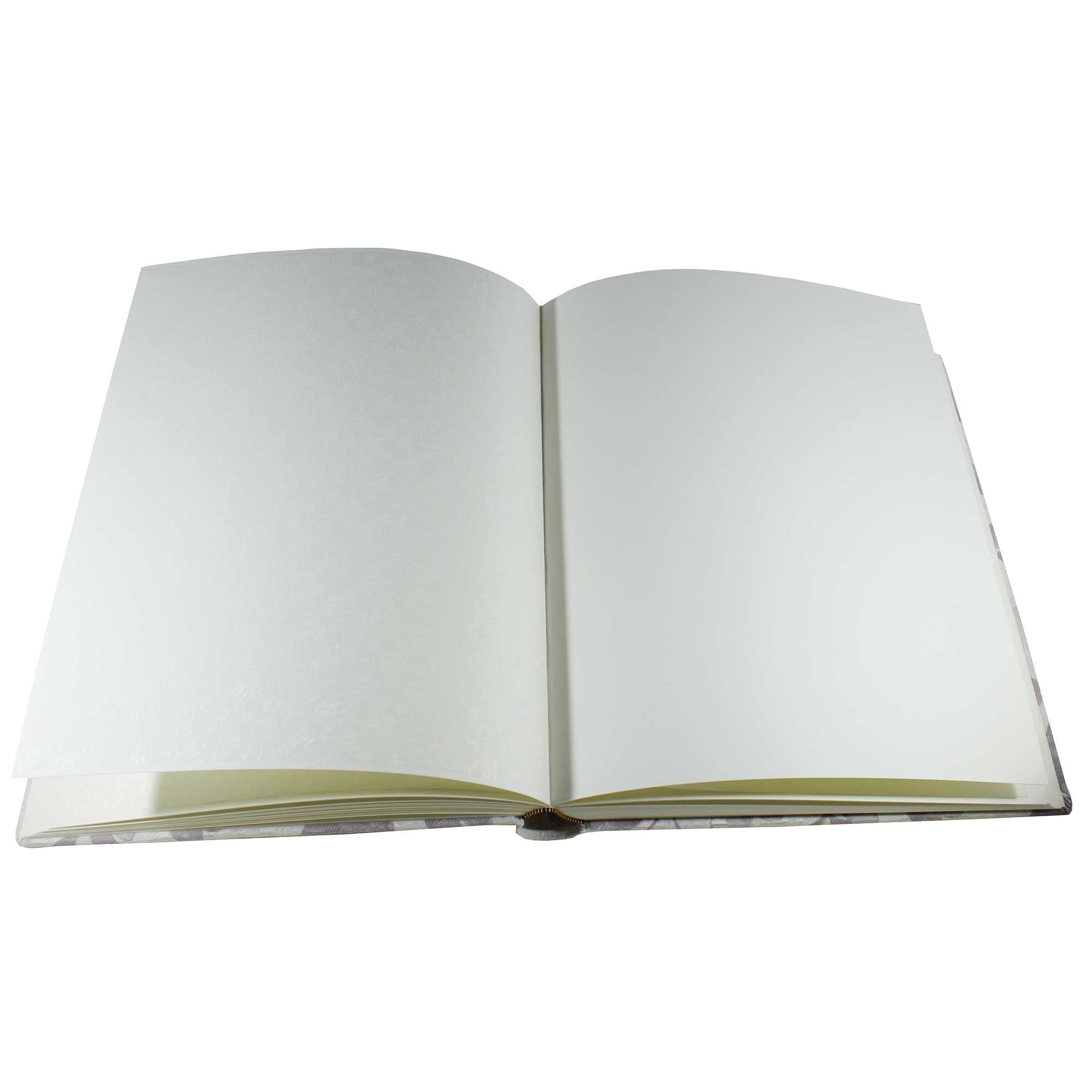 offen Gästebuch Monroe mit gewebtem Blätterwerk