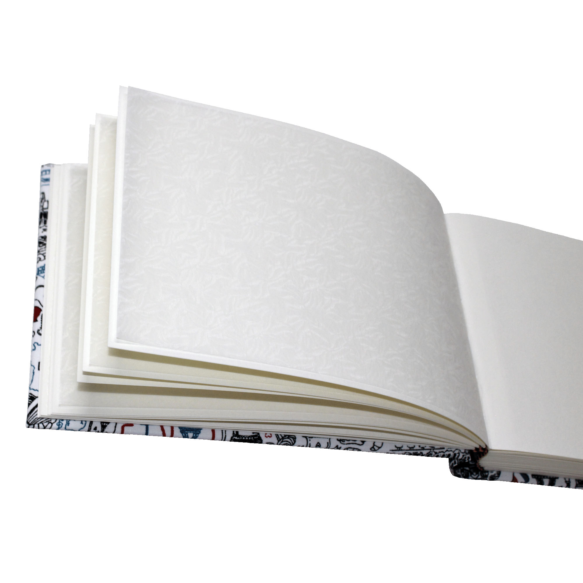 offen Fotoalbum Paris im Querformat