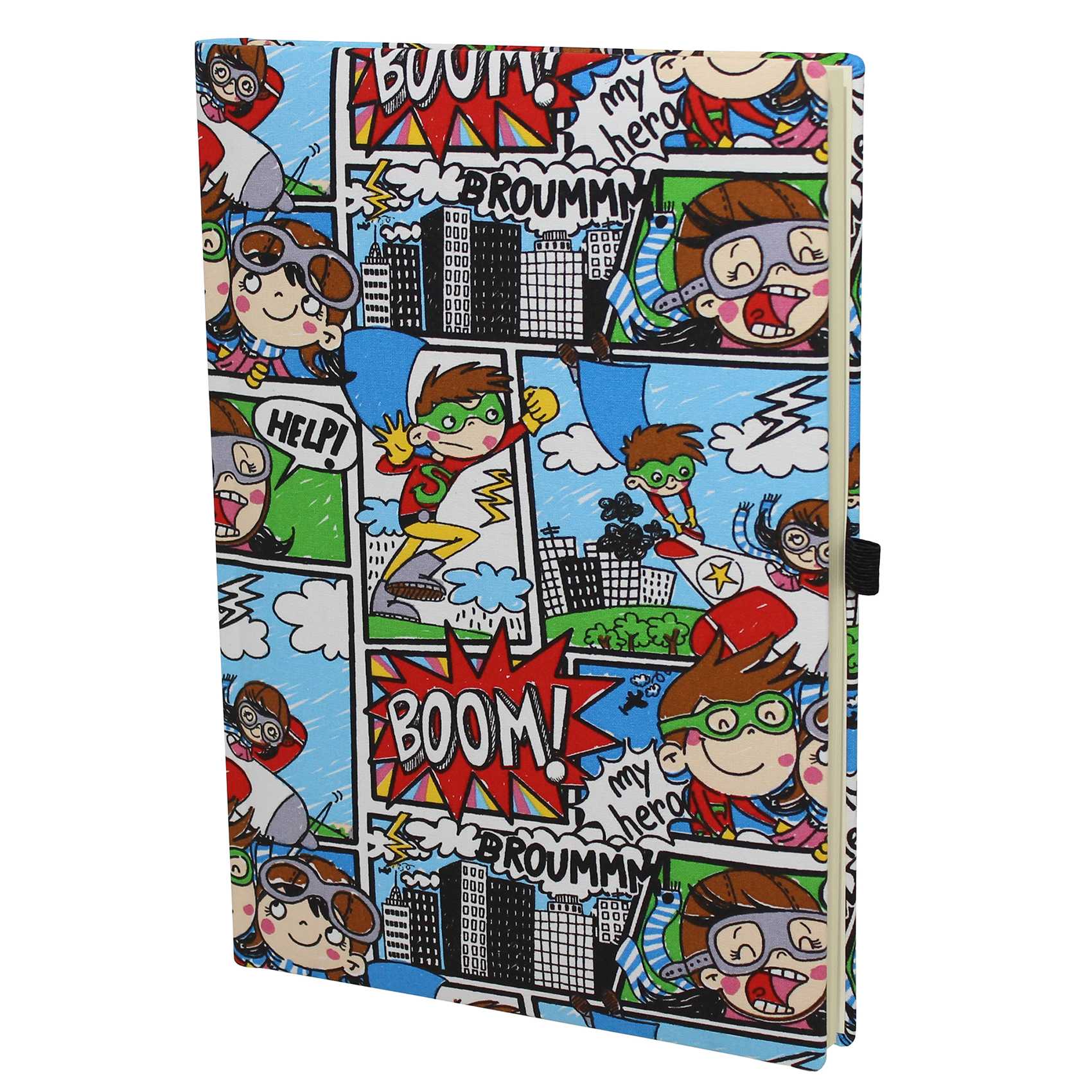 Notizbuch Comics im Baumwoll-Softcover DIN A5