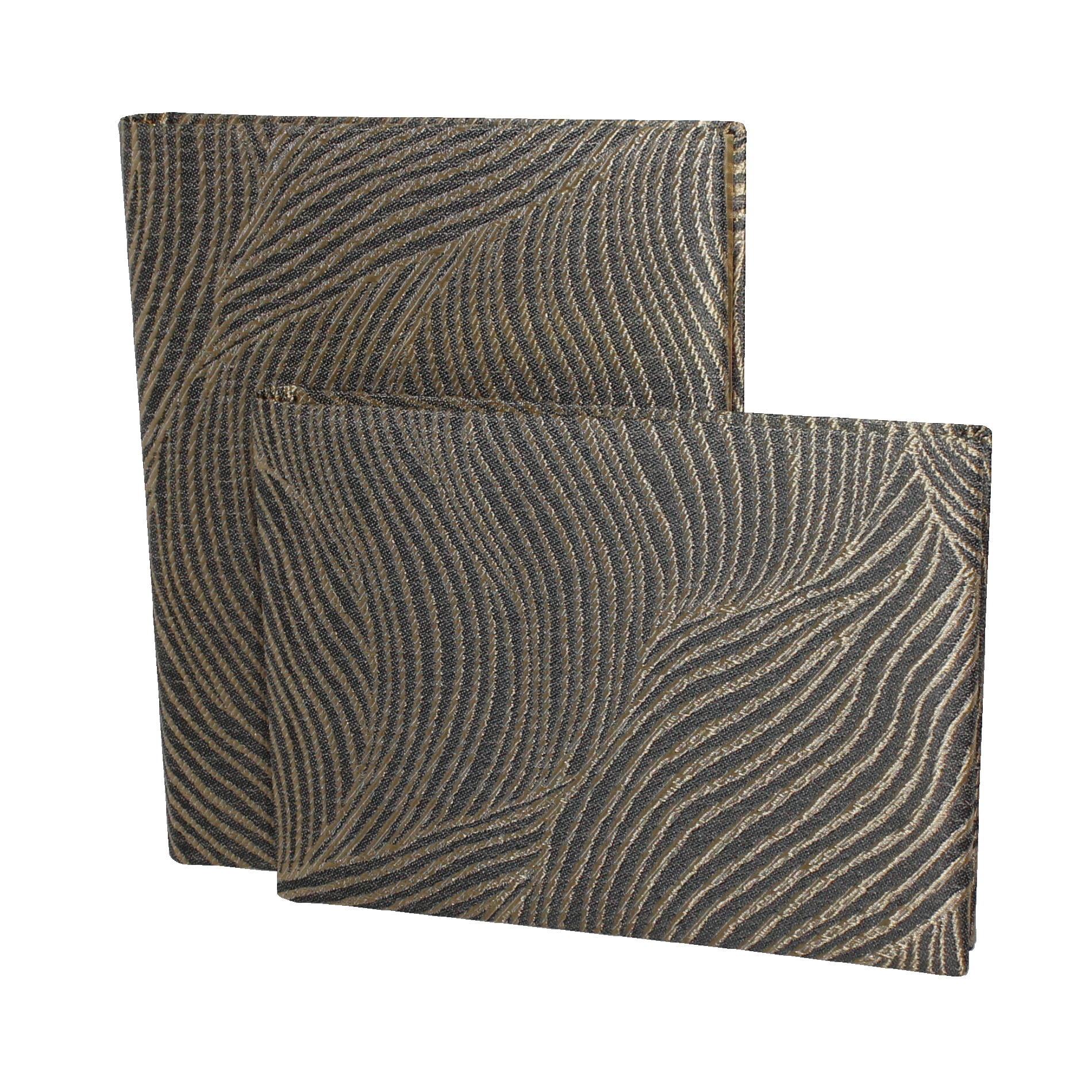 Design Riccie mit Goldrand im Hochformat