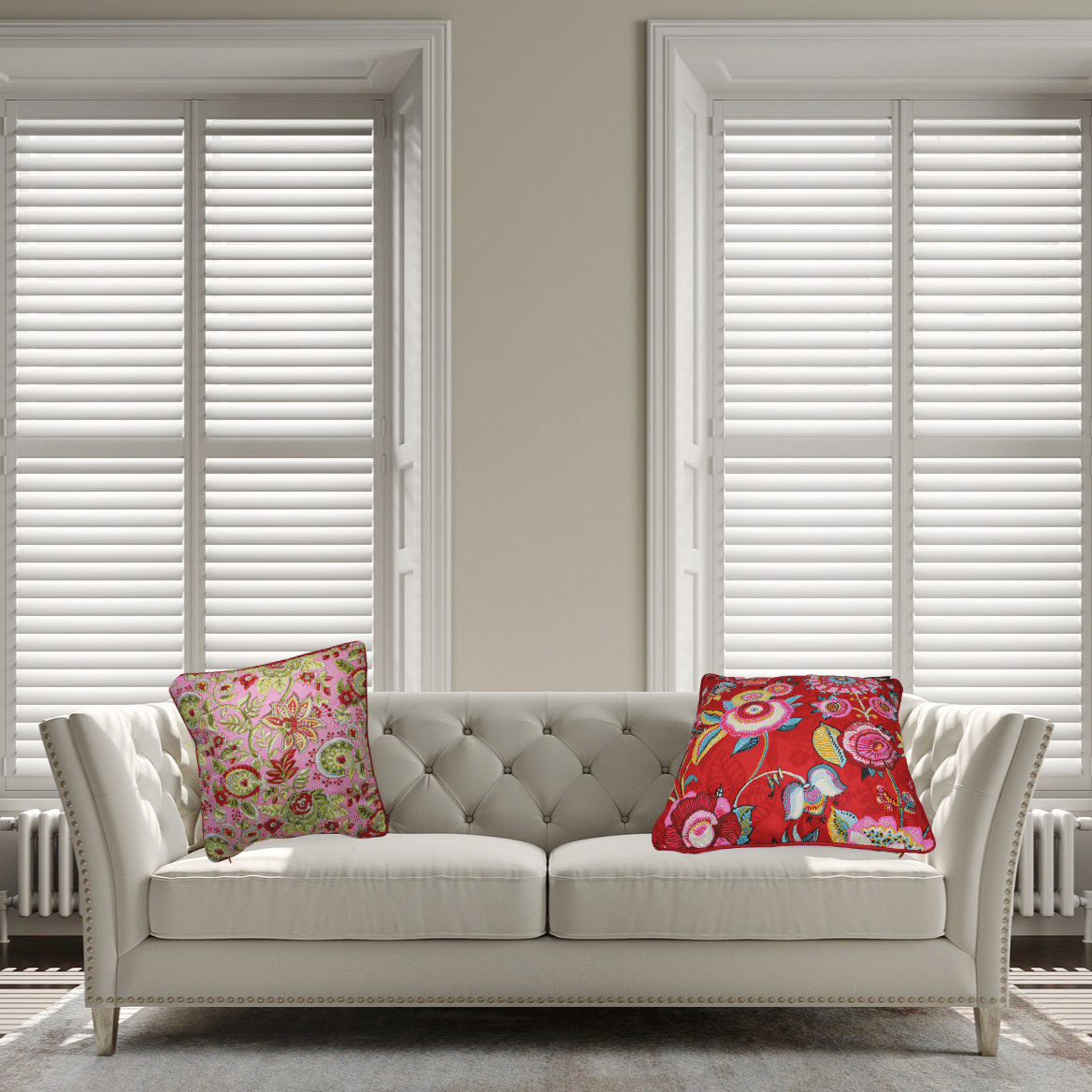 Dekokissen Banaba mit waschbarem Baumwoll-Bezug