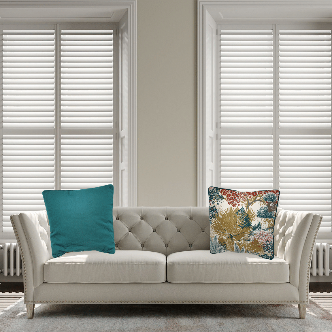 Sofakissen Mako mit waschbarem Baumwoll-Bezug