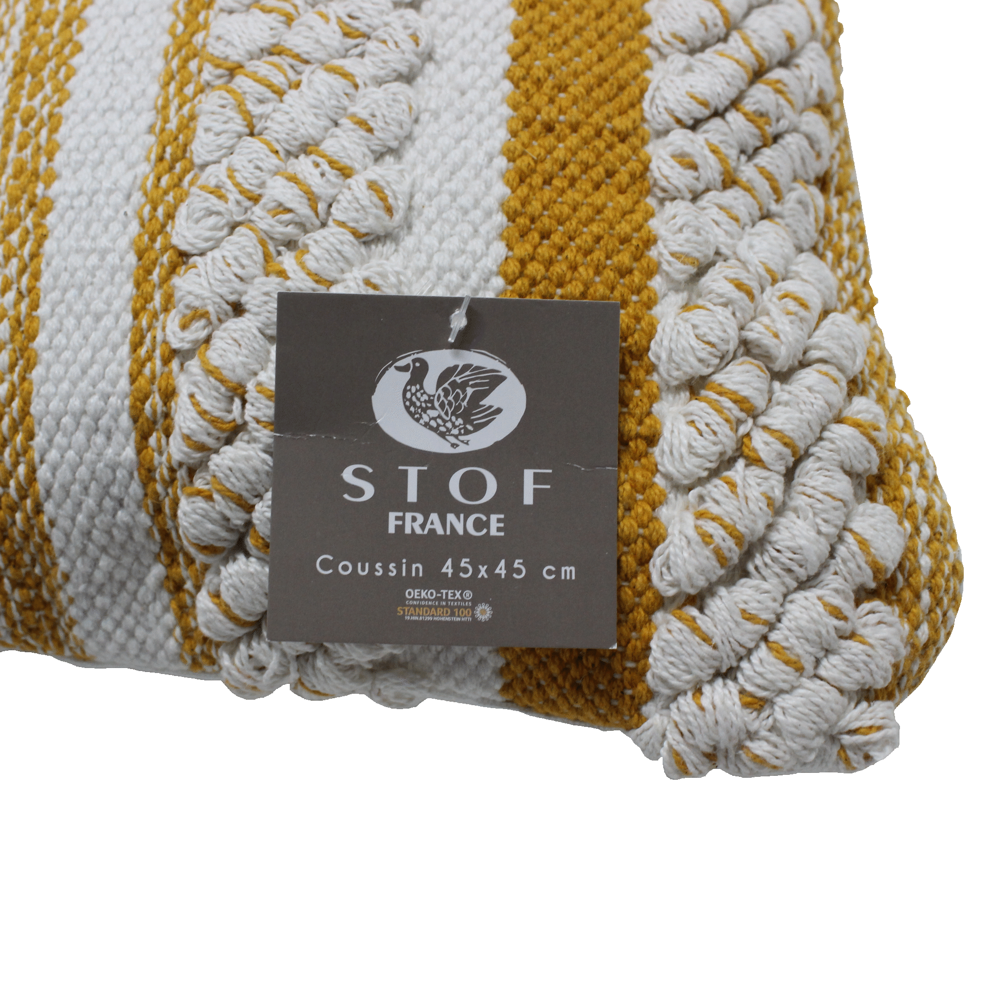 Dekokissen Pemba mit gesticktem Baumwoll-Bezug