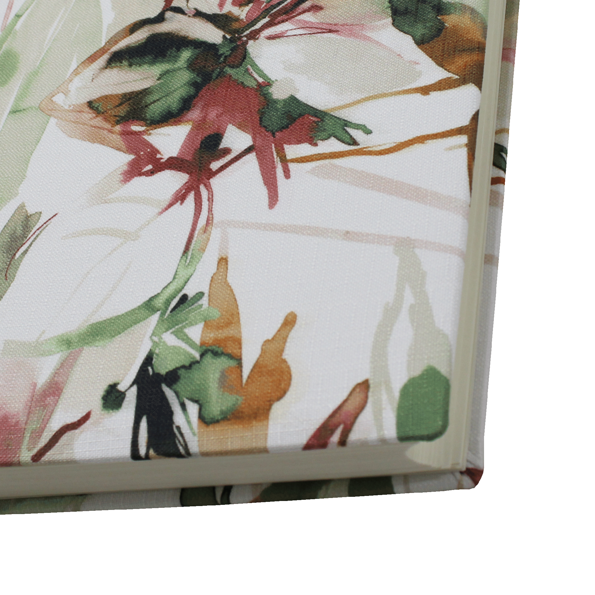 Ecken Fotoalbum XL Linn im Leinen-Einband mit Druckmotiven