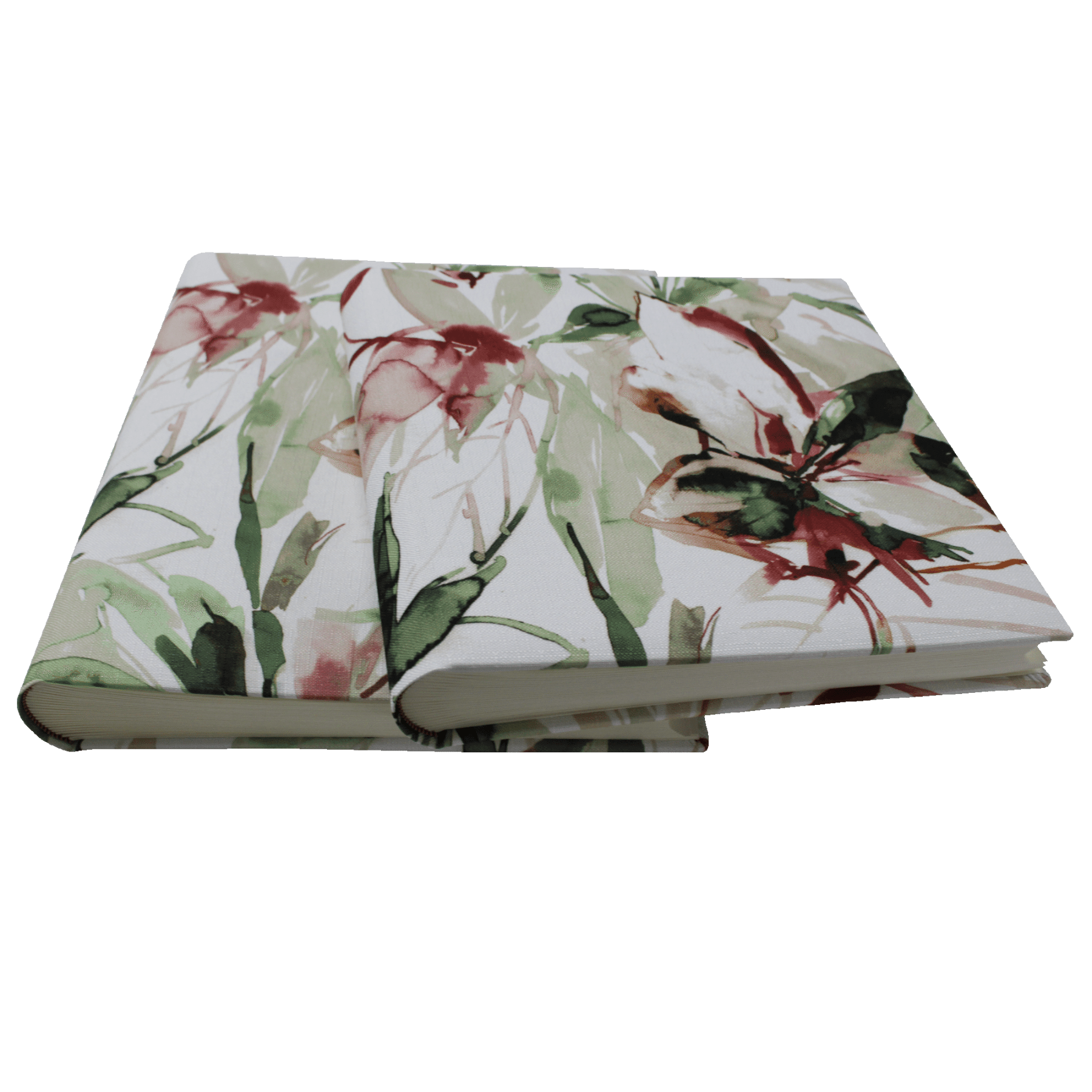 Gruppe-1 Fotoalbum Linn im Leinen-Einband mit Druckmotiven