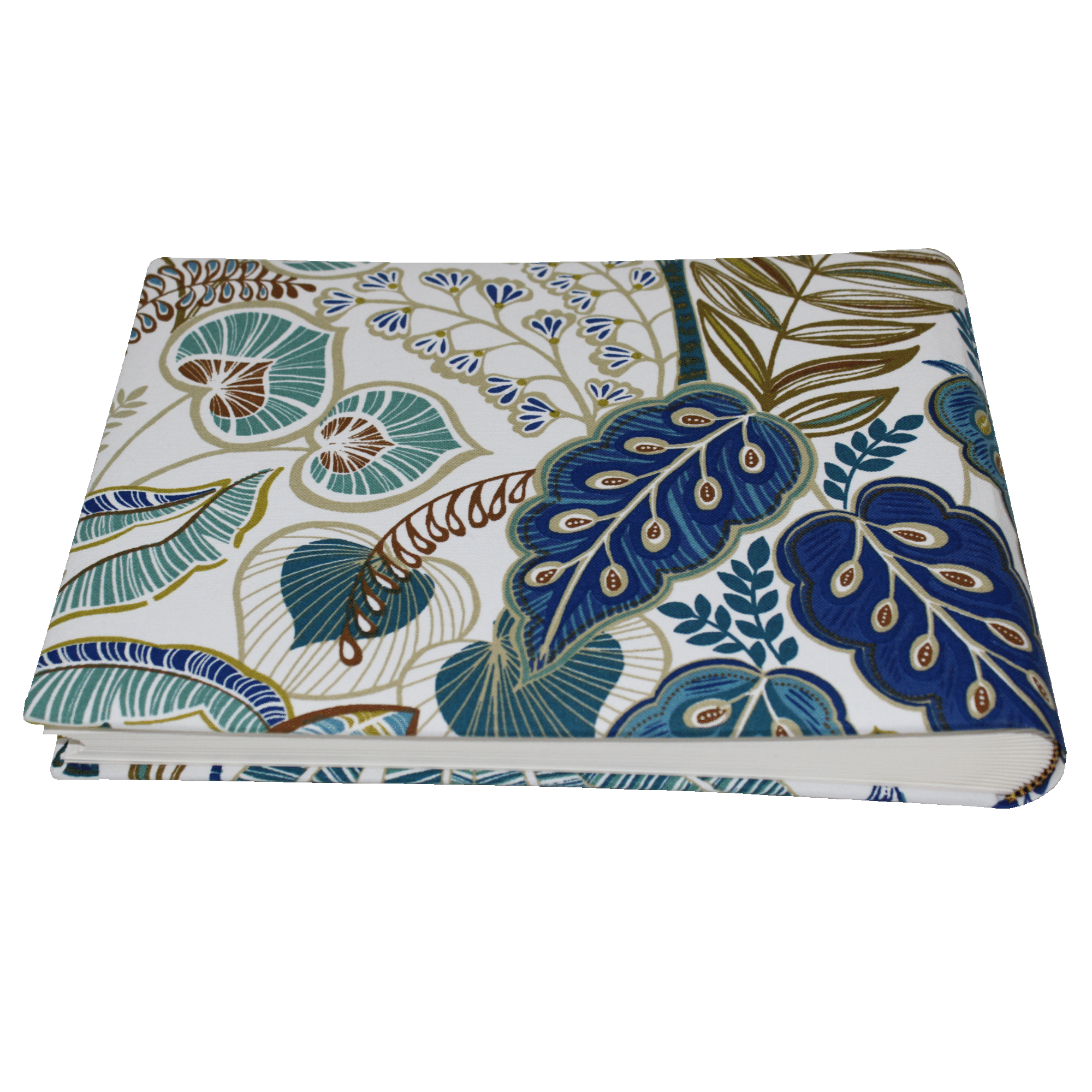 Rückseite Foto-Gästebuch Thailande im Baumwoll-Einband