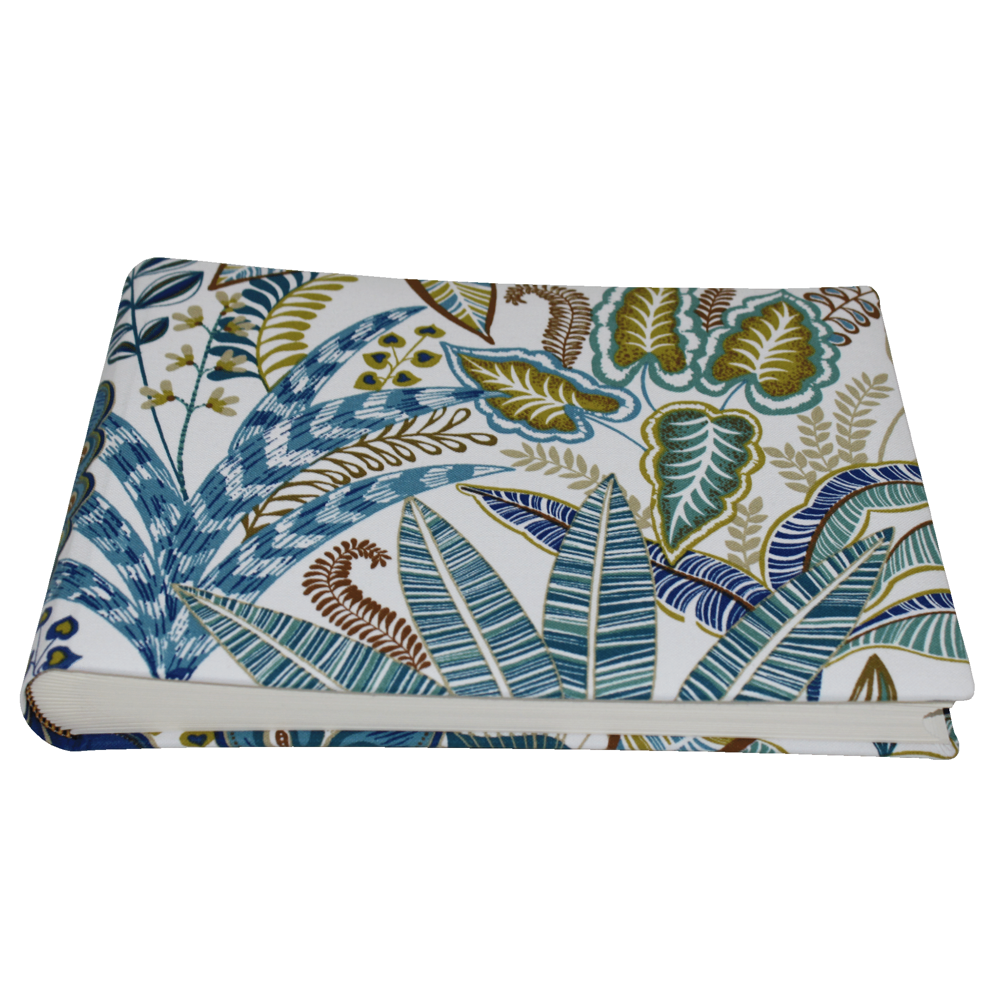 liegend-1 Foto-Gästebuch Thailande im Baumwoll-Einband