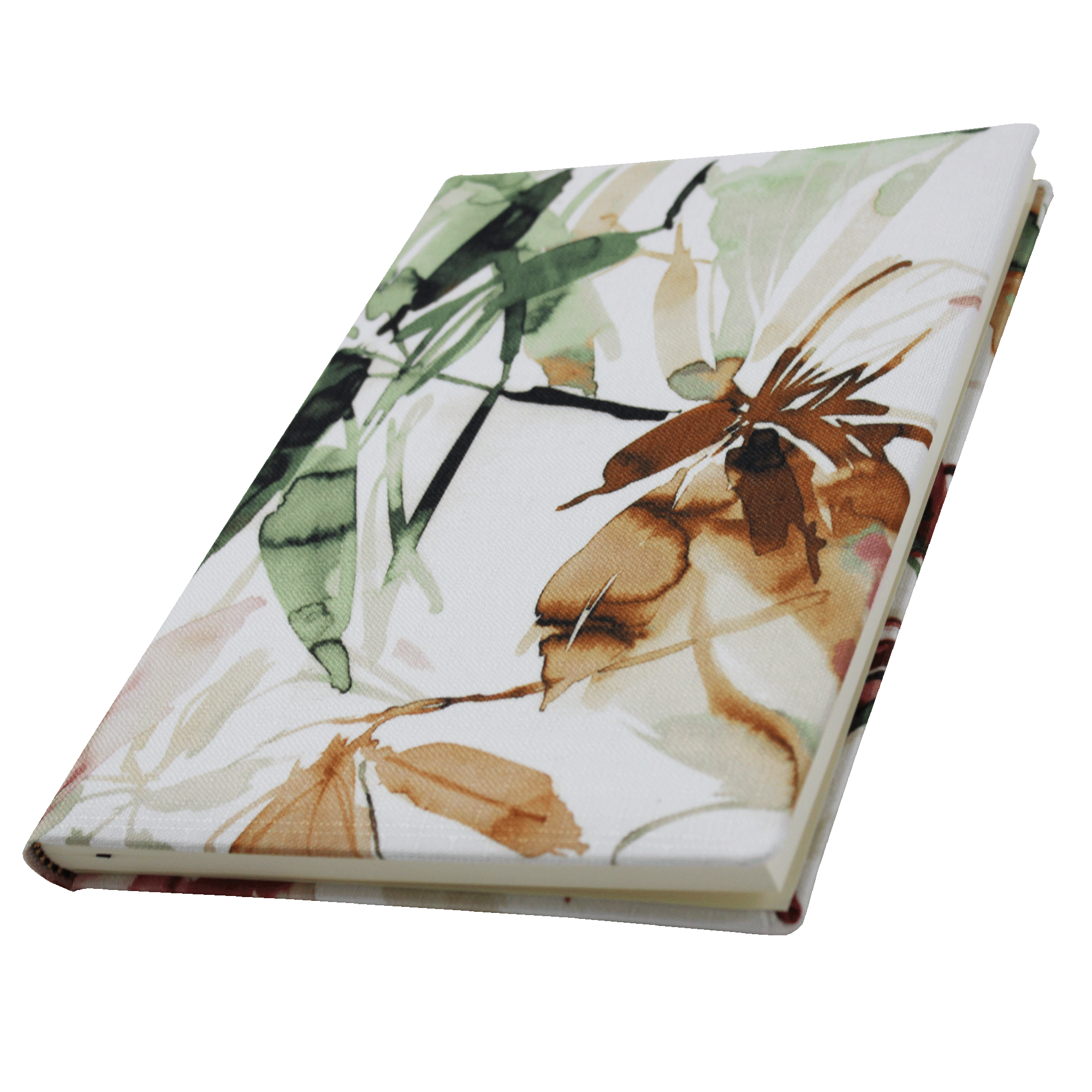 Gästebuch Linn im Leinen-Einband mit Druckmotiven