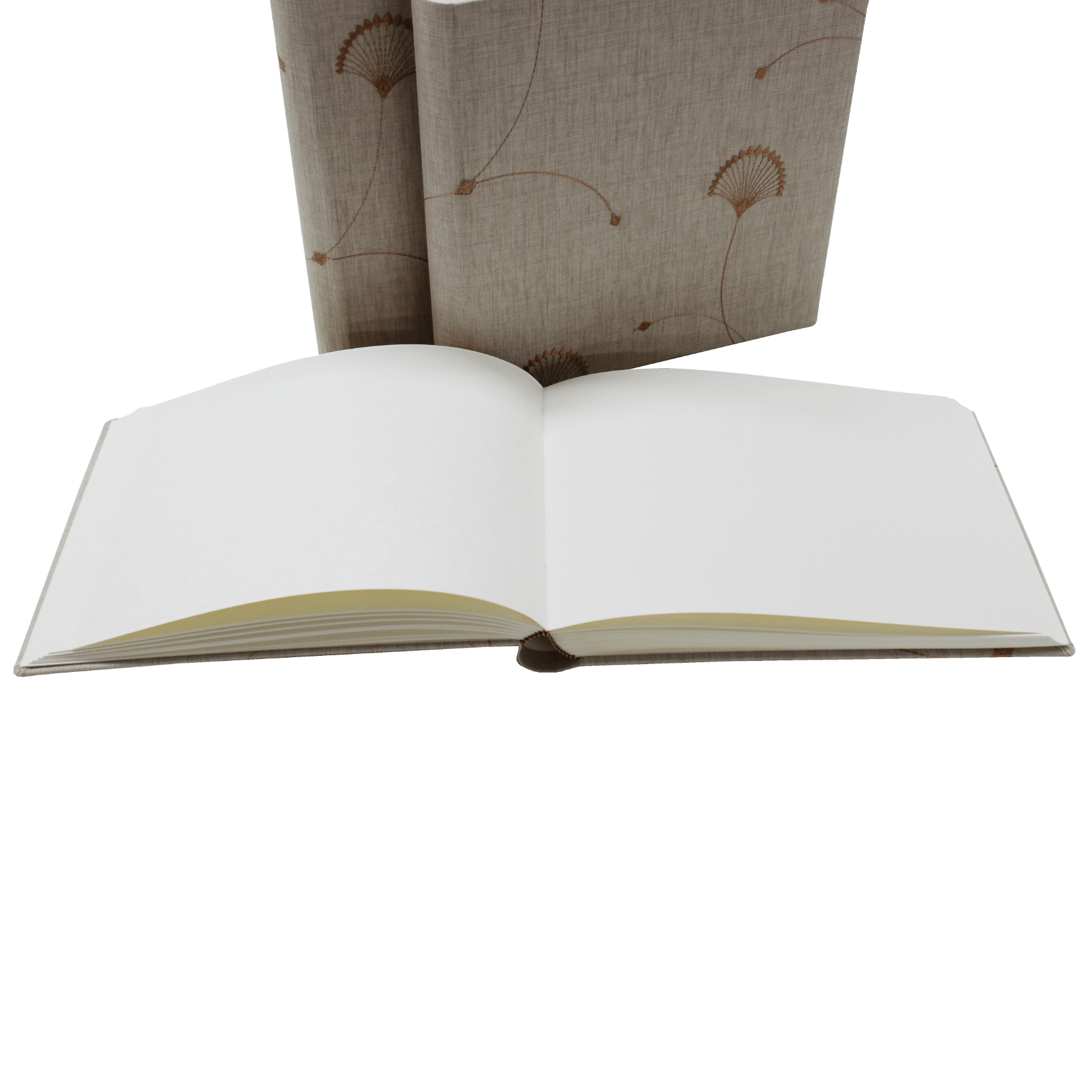 offen Foto-Gästebuch Eva im Baumwoll-Einband