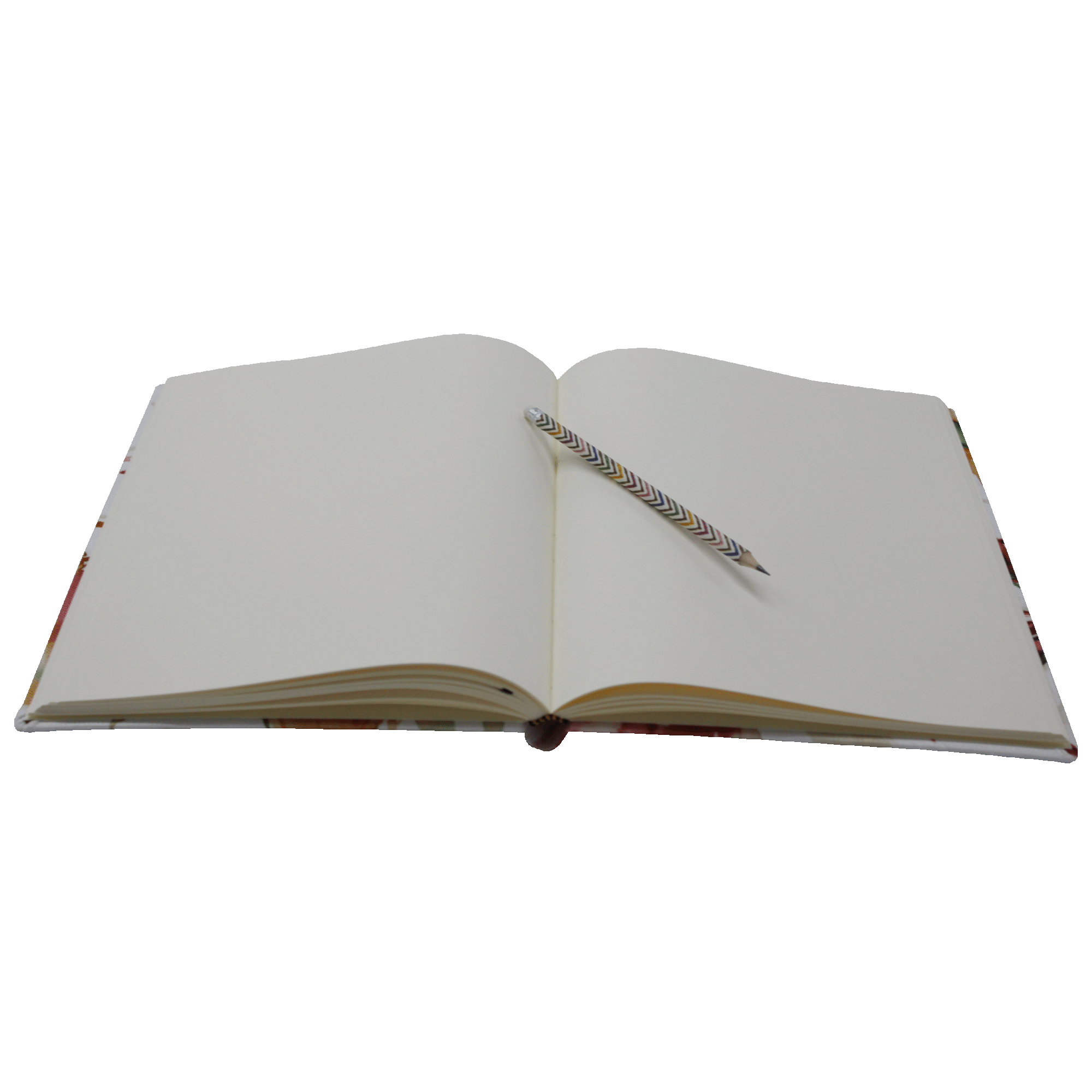 Gästebuch Linn im Leinen-Einband mit Druckmotiven