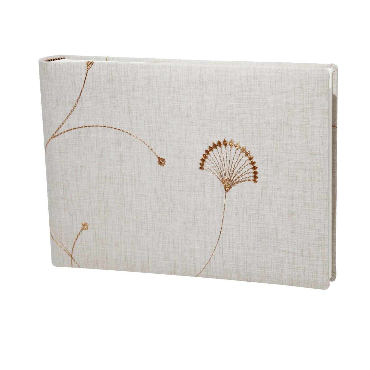 stehend Foto-Gästebuch Eva im Baumwoll-Einband