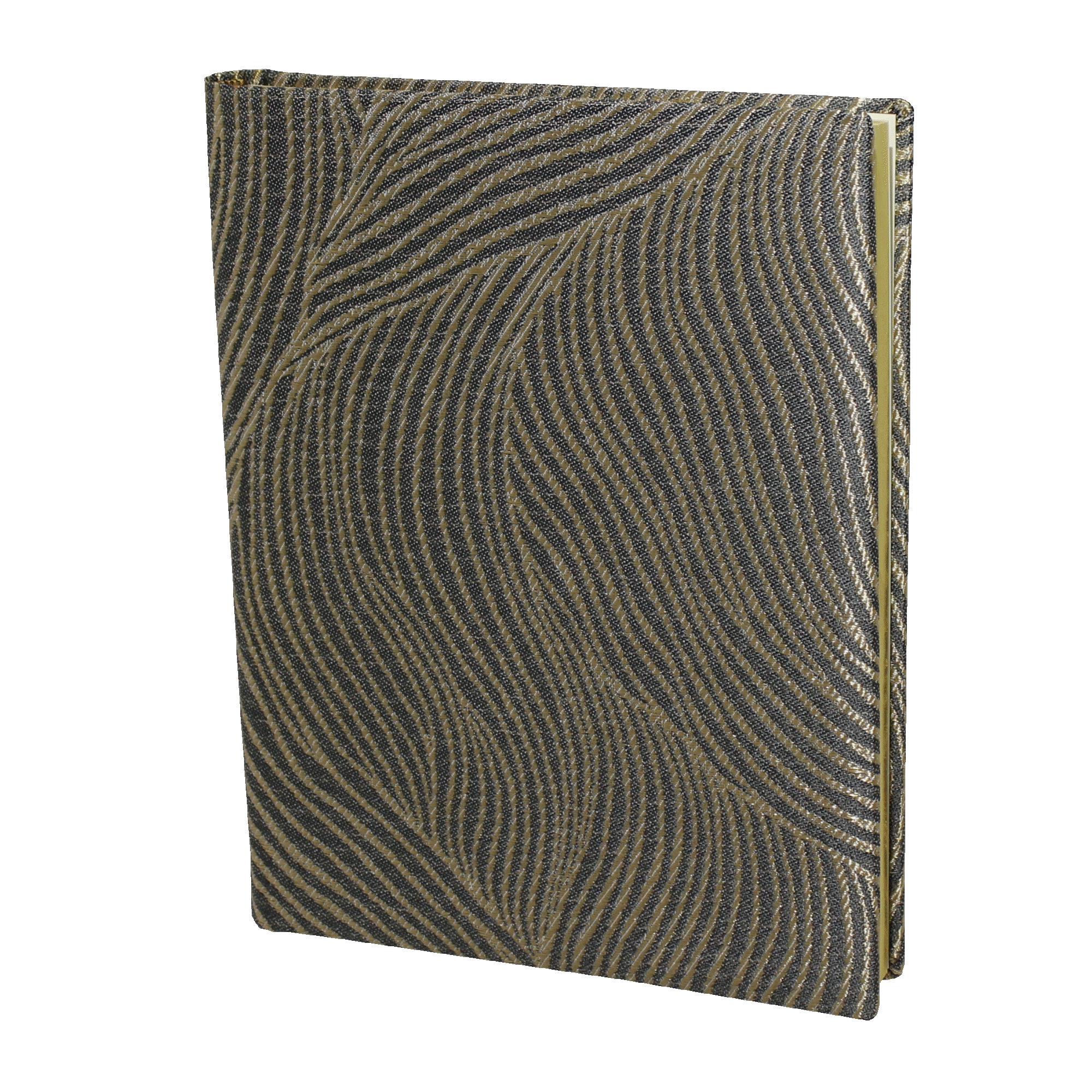 Gästebuch Gästebuch Riccie mit Goldrand im Hochformat