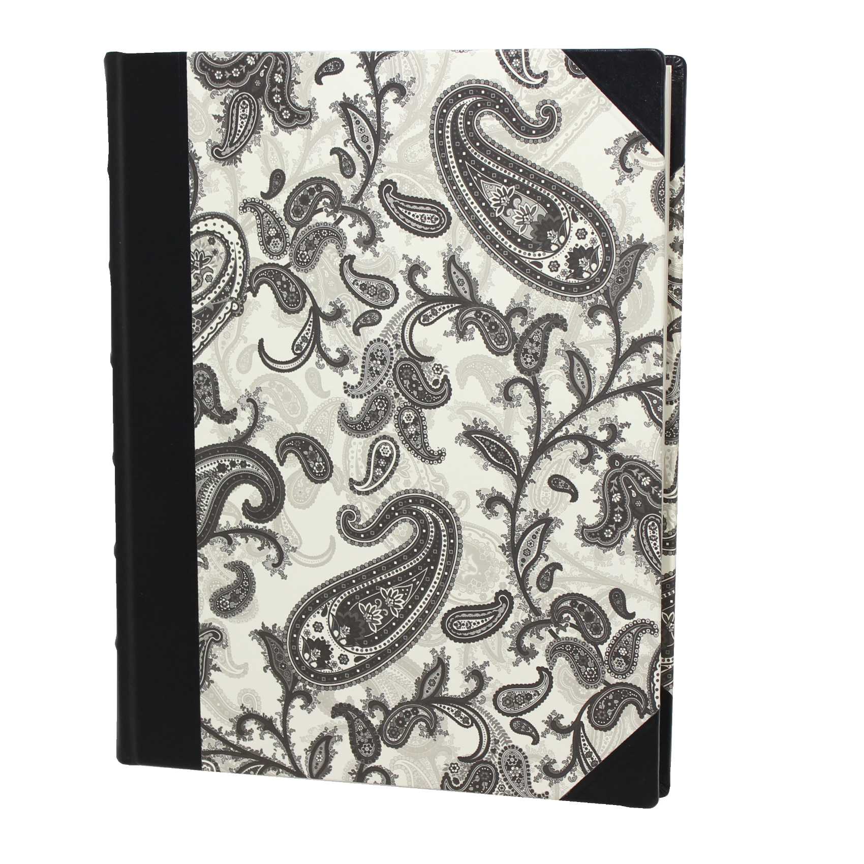 Gästebücher-Set Black Paisley im Designer-Schutzschuber
