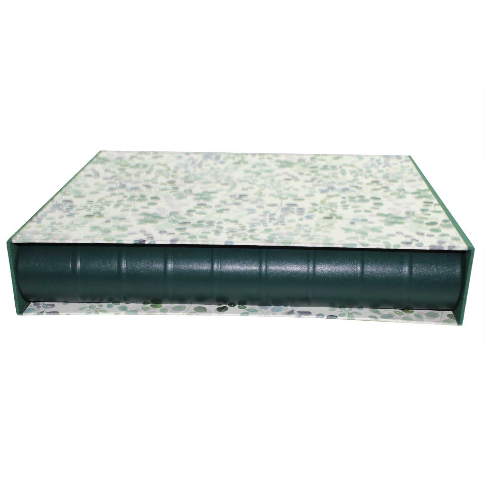 Fotoalben-Set Eukalyptus im Designer-Schutzschuber