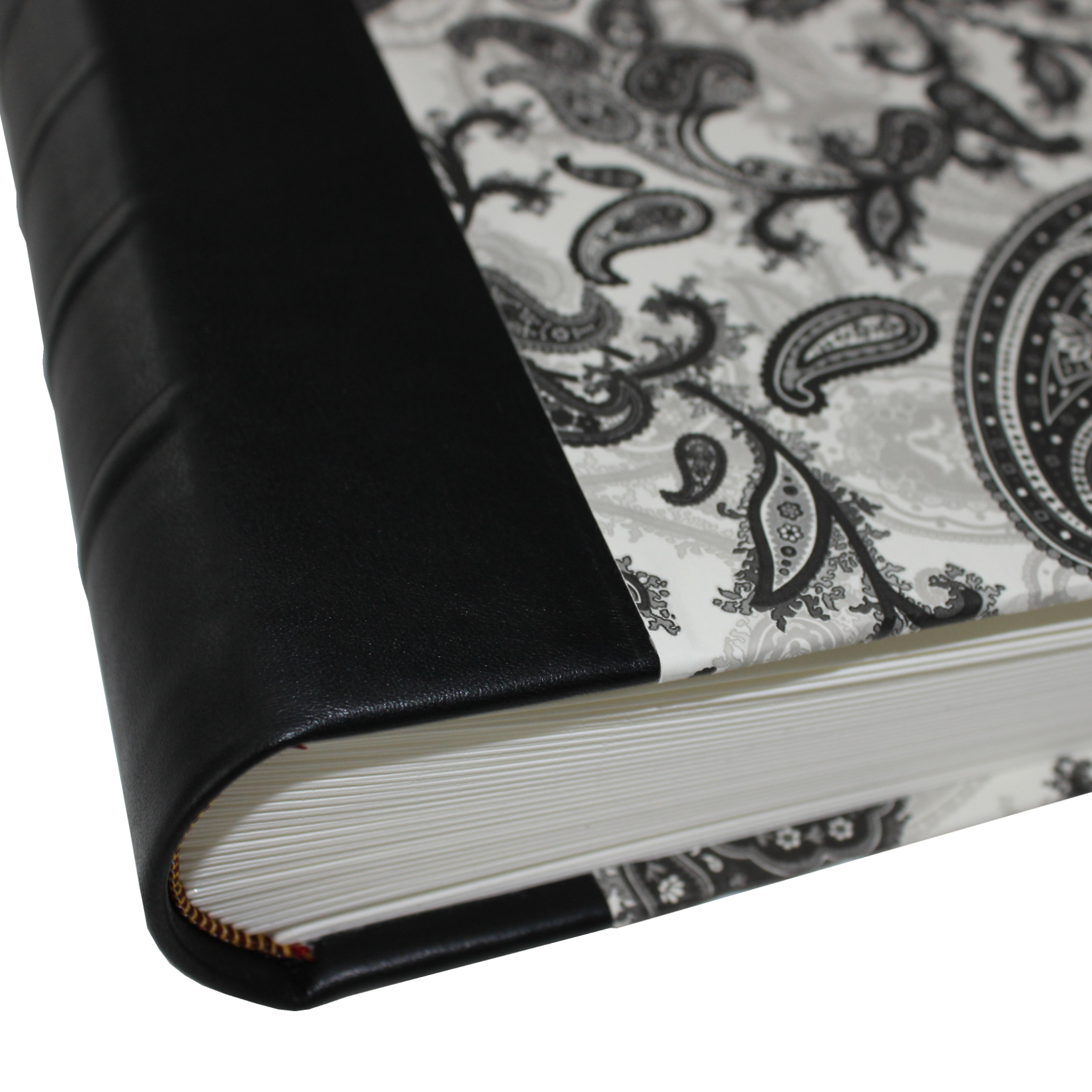 Fotoalben-Set Black Paisley im Designer-Schutzschuber