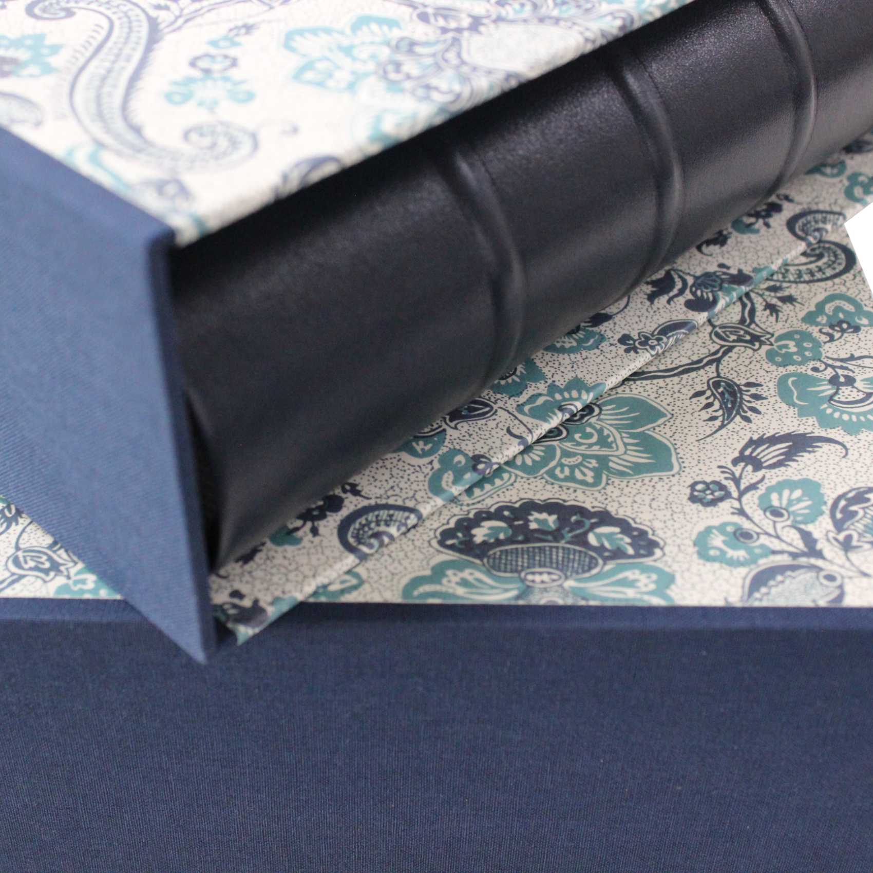 Fotoalben-Set Blue Provence im Designer-Schutzschuber