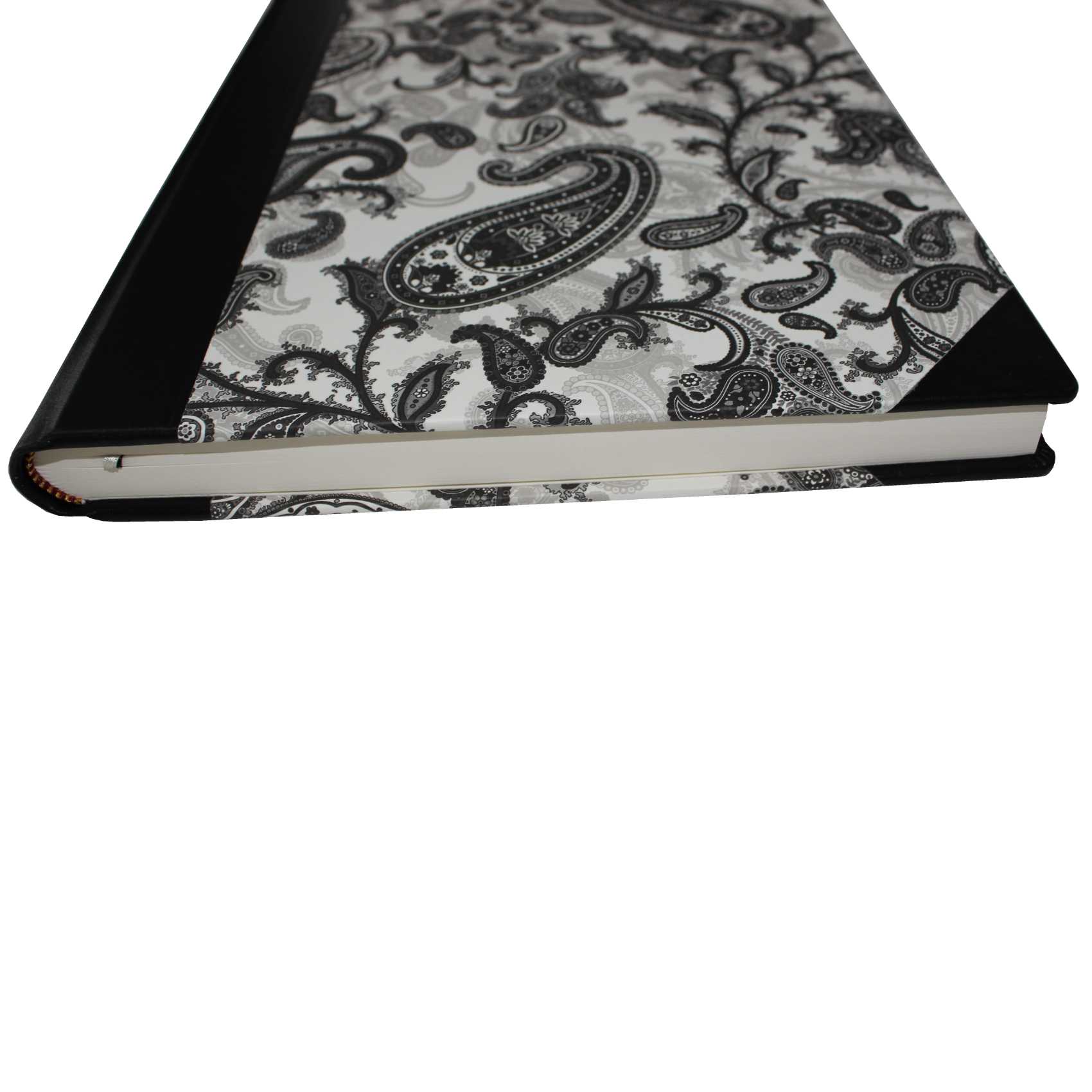 Gästebücher-Set Black Paisley im Designer-Schutzschuber
