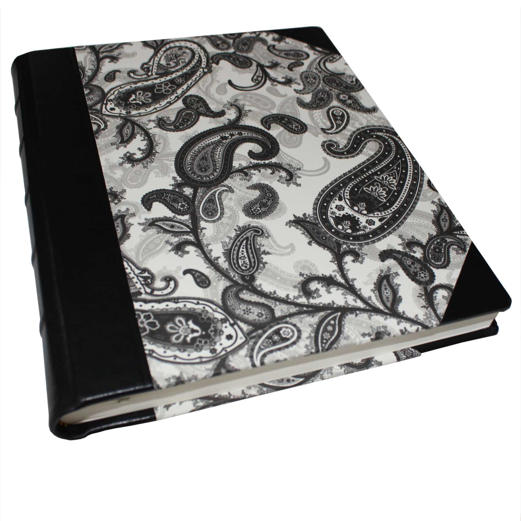 Gästebücher-Set Black Paisley im Designer-Schutzschuber