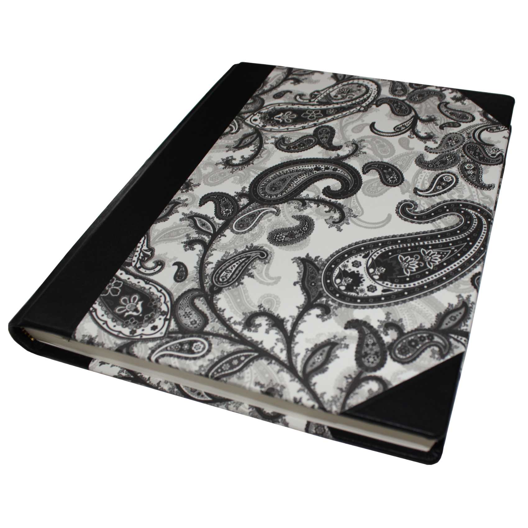 Gästebücher-Set Black Paisley im Designer-Schutzschuber