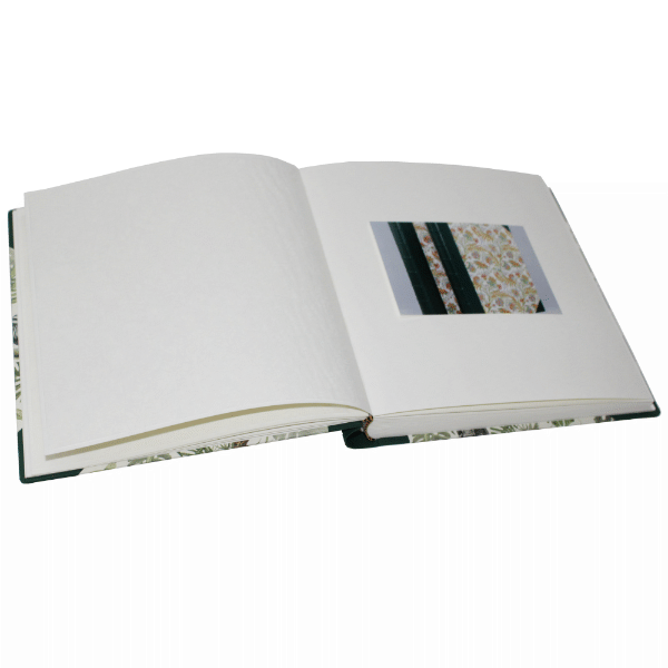 Kinderfotoalbum Afrika in grünem Buchbinderleinen