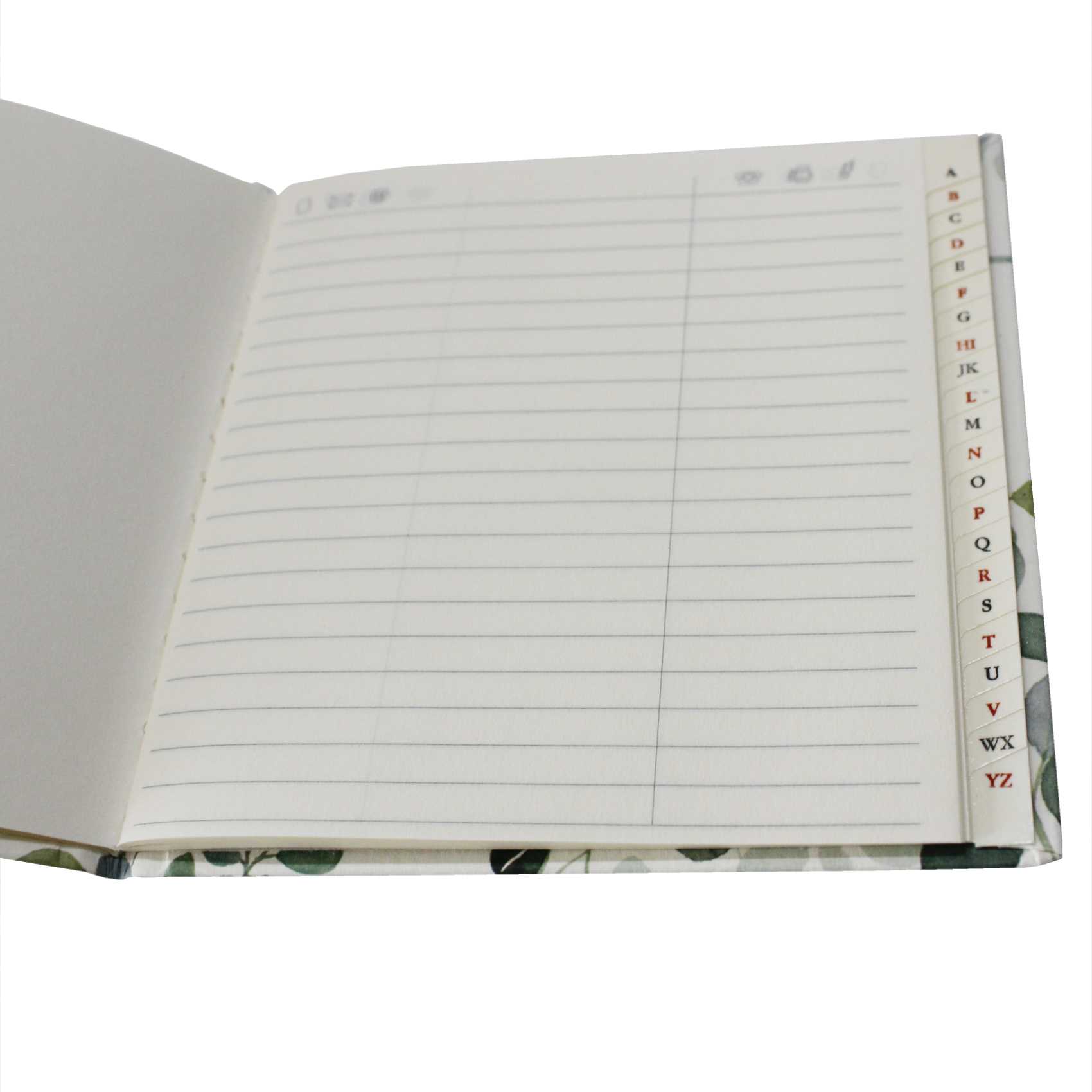 Adressbuch Eukalyptus im größeren Format