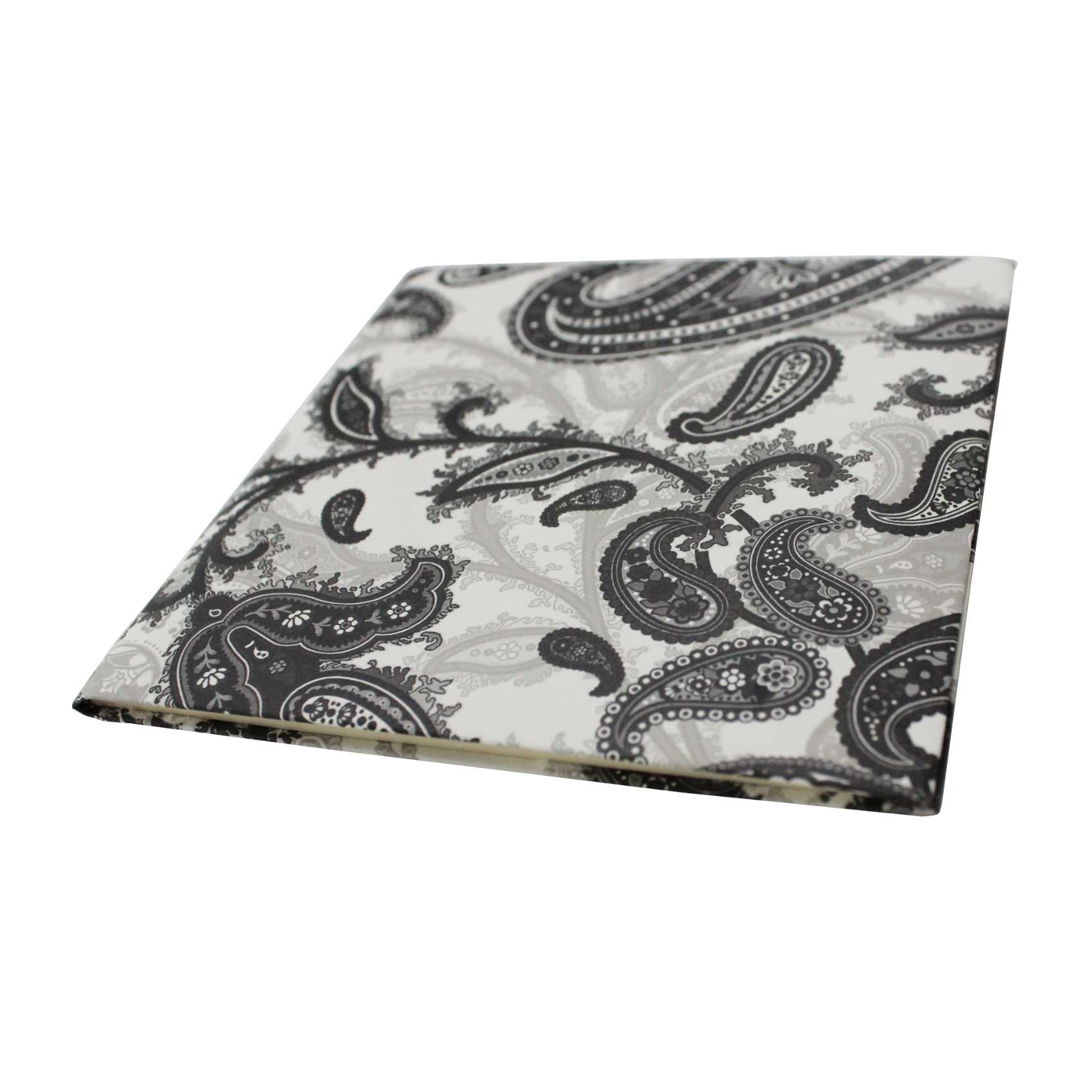 Adressbuch Black Paisley im größeren Format