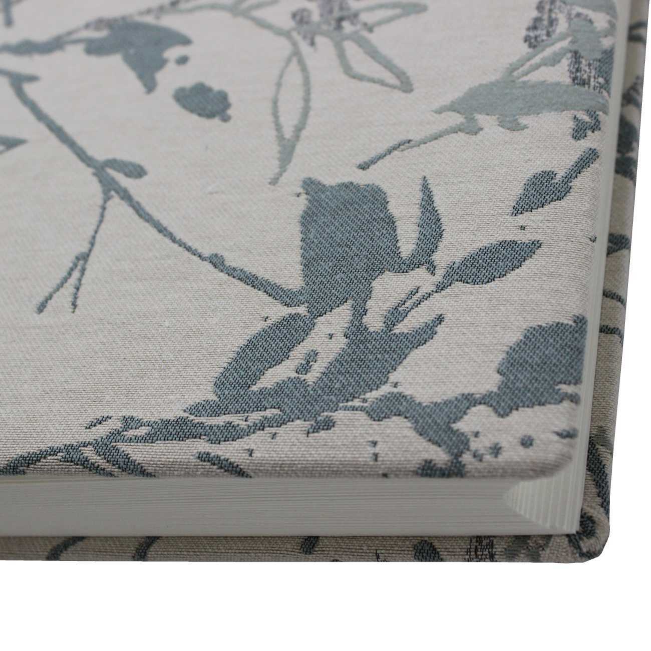 IMG_4593 Fotoalben-Set Lotte im Leinen-Einband mit Webmuster