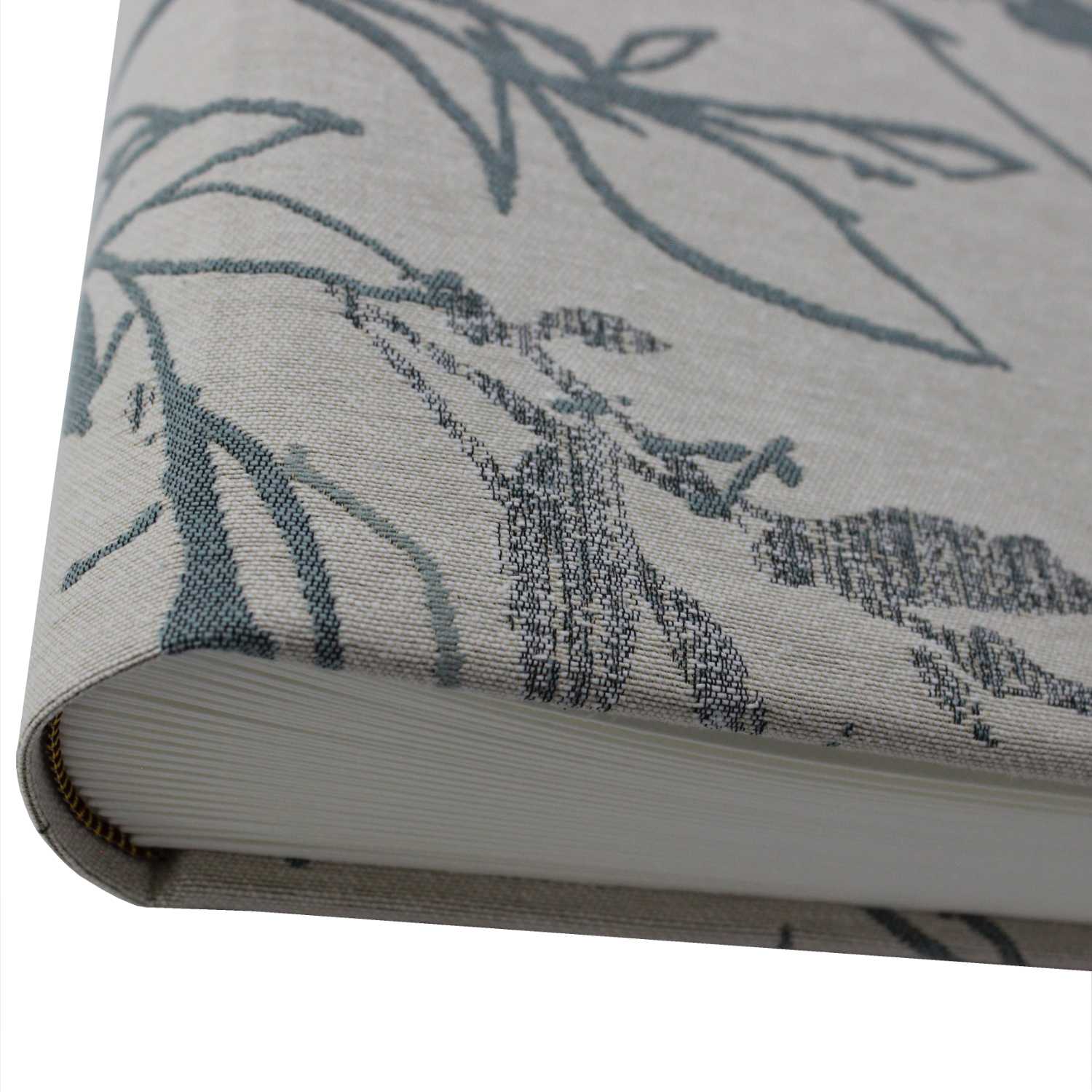 IMG_4594 Fotoalben-Set Lotte im Leinen-Einband mit Webmuster