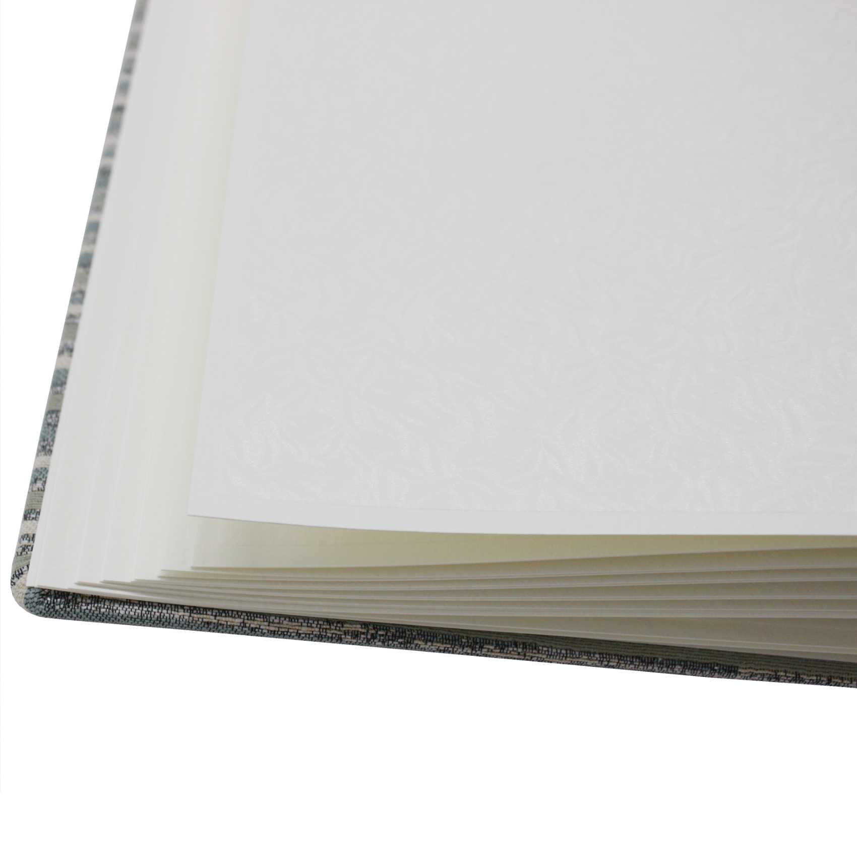 IMG_4603 Fotoalben-Set Betty im Leinen-Einband mit Webmuster