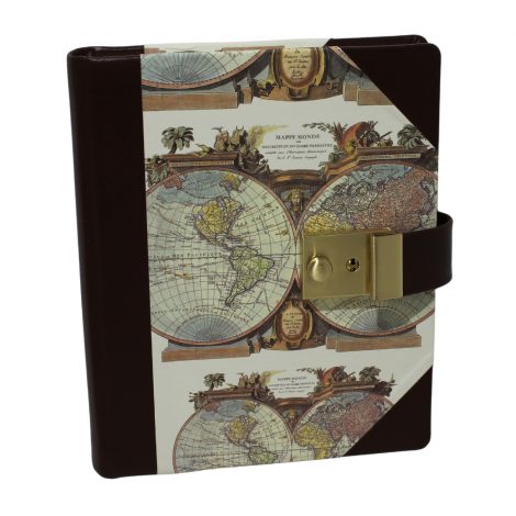 Poesiealbum oder Tagebuch mit Schloss The World
