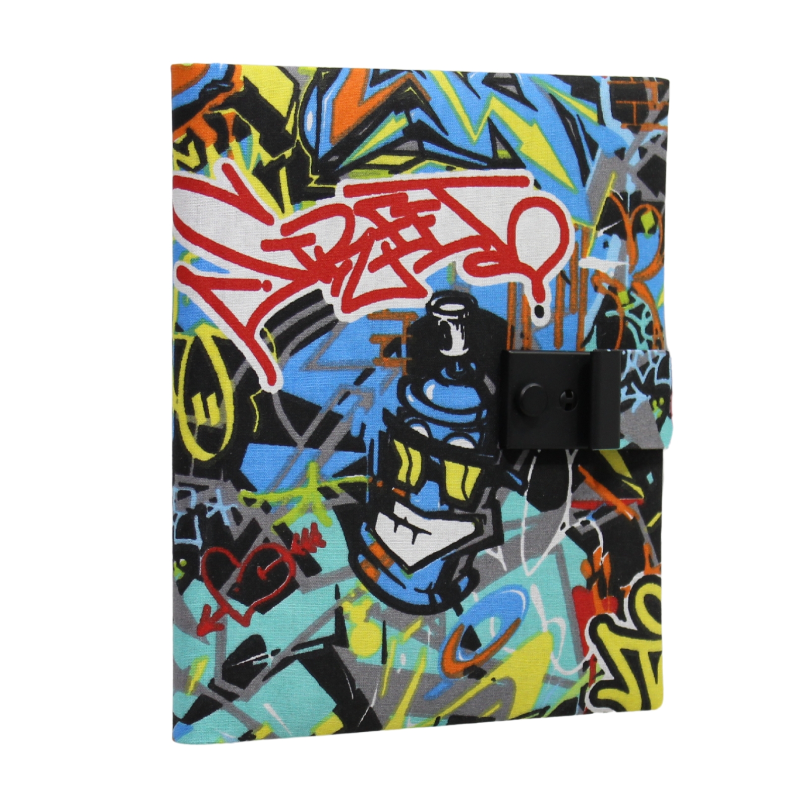 Poesiealbum oder Tagebuch mit Schloss Graffiti